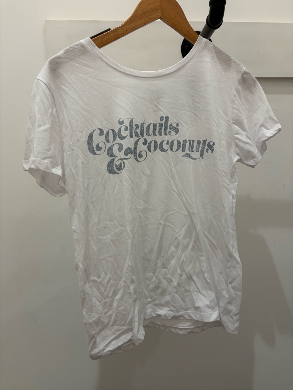 White 'Cocktails & Coconuts' Graphic Tee PM